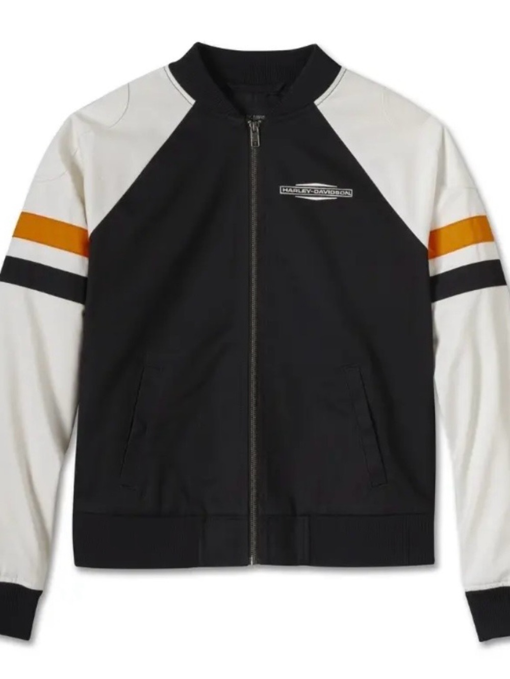 Harley-Davidson Women's Stacked Bar & Shield Bomber Jacket Heavy Twill Size XL